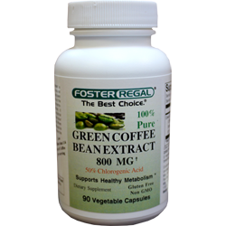 Green Coffee Bean Extract 800 mg 50% Chlorogenic Acid