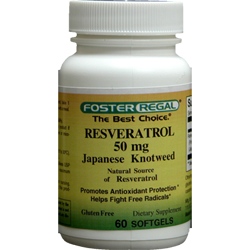 RESVERATROL 50 MG Extracted From Japanese Knotweed Root