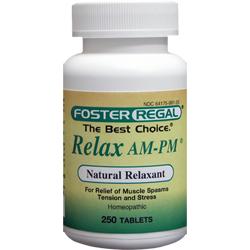 Natural Relaxant RELAX AM-PM Natural Relief For Muscle Spasm, Tension and Stress